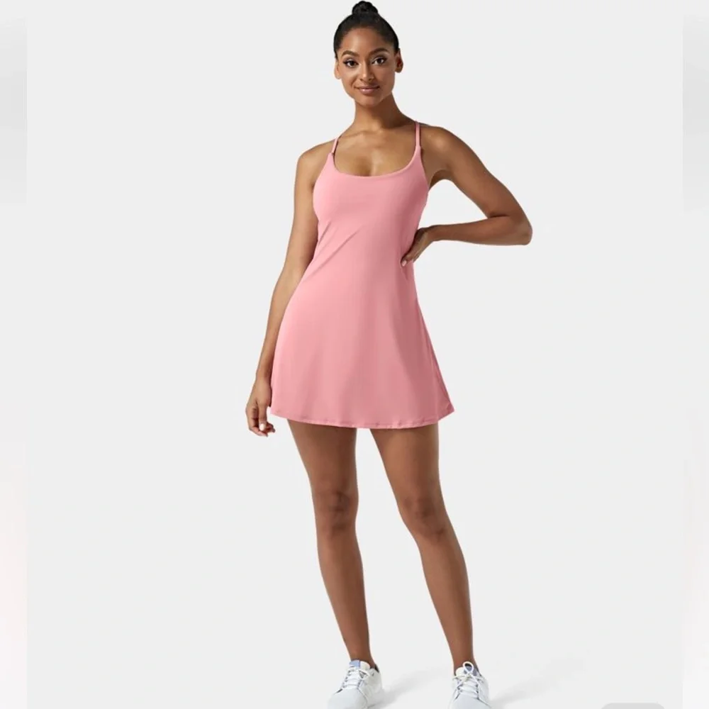 NWT! Halara “Everyday Softlyzero” Dress W/Shorts - Picture 4 of 13